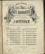 Les Bavards, opéra bouffe en 2 actes, paroles de Charles Nuitter [morceaux détachés chant et piano]. N° 10 - Chantons l'Espagne (Chanson à boire ; 5 p.)